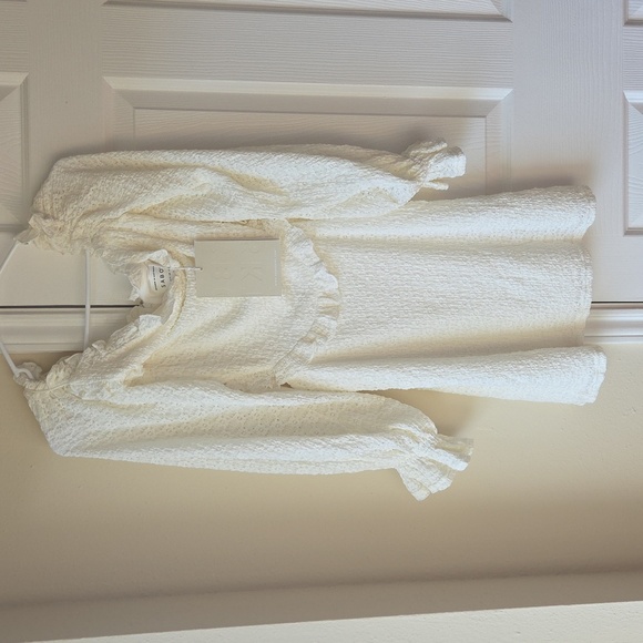 SABO Nola Mini Dress M One Shoulder White NWT $94 - Picture 9 of 9